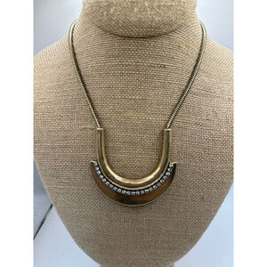 Hammered Gold “Capri” Statement Necklace